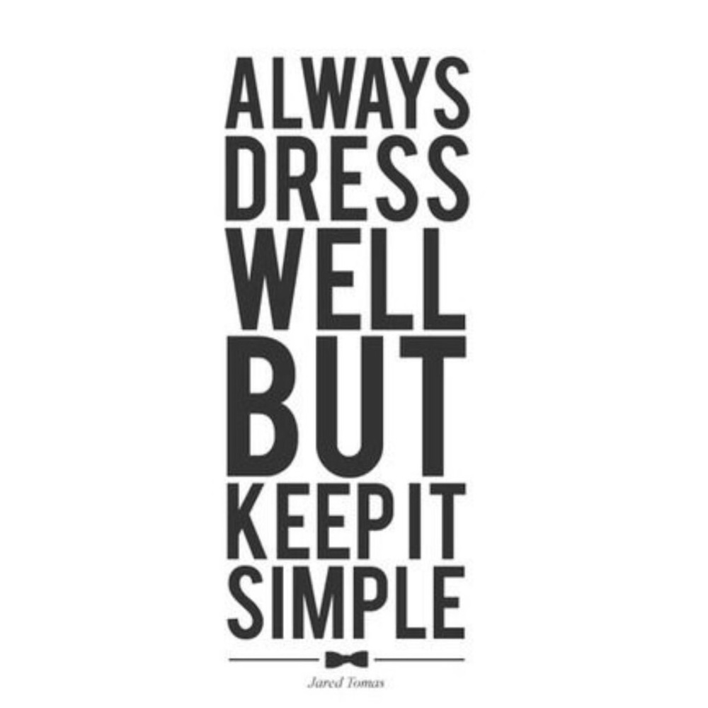 Keep It Simple But Nice